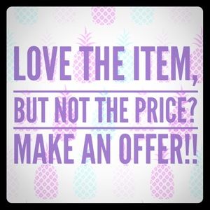 Make an offer, also bundle two and more and save!!